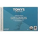Tony's Coffee Cafe Carmelita Medium Roast Coffee Single Serve Capsules, 10 ct