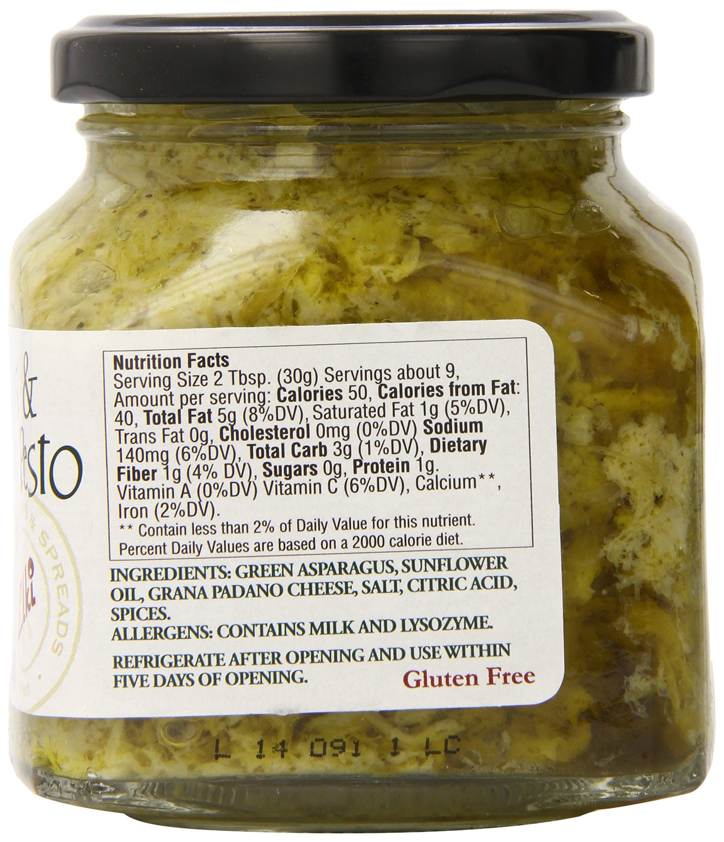 Elki's Gourmet Asparagus and Italian Cheese Pesto, 9.9 Ounce