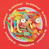 Sour Gummy Candy Mix | 2-Pound Pack | Chewy Gummies for Candy Buffets, Goodie Bags & Dessert Decorating | Belts, Peach Rings, Watermelon Wedges