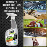CLR Brands Automotive Calcium, Lime & Rust Remover Spray, 22 oz., Cleaning Spray for Multiple Surfaces, EPA Safer Choice Certified, Ammonia, Phosphate