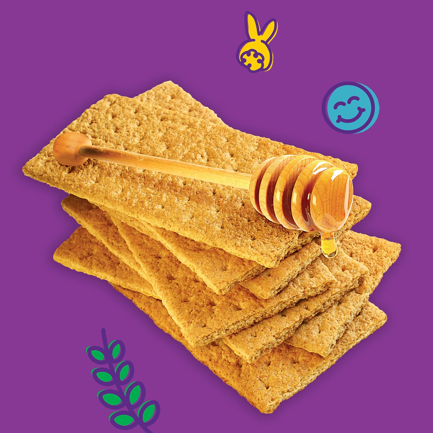 Annie’s Homegrown Organic Honey Graham Cracker Bricks 14.4 oz (Pack of 4)