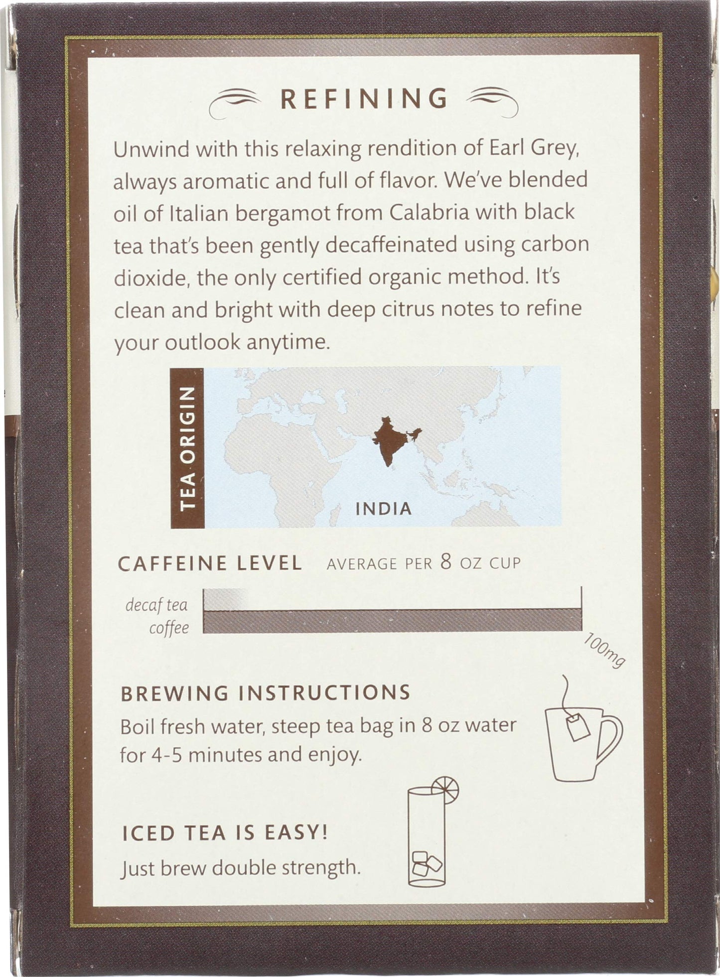 Choice Organic, Decaf Earl Grey, 16 ct