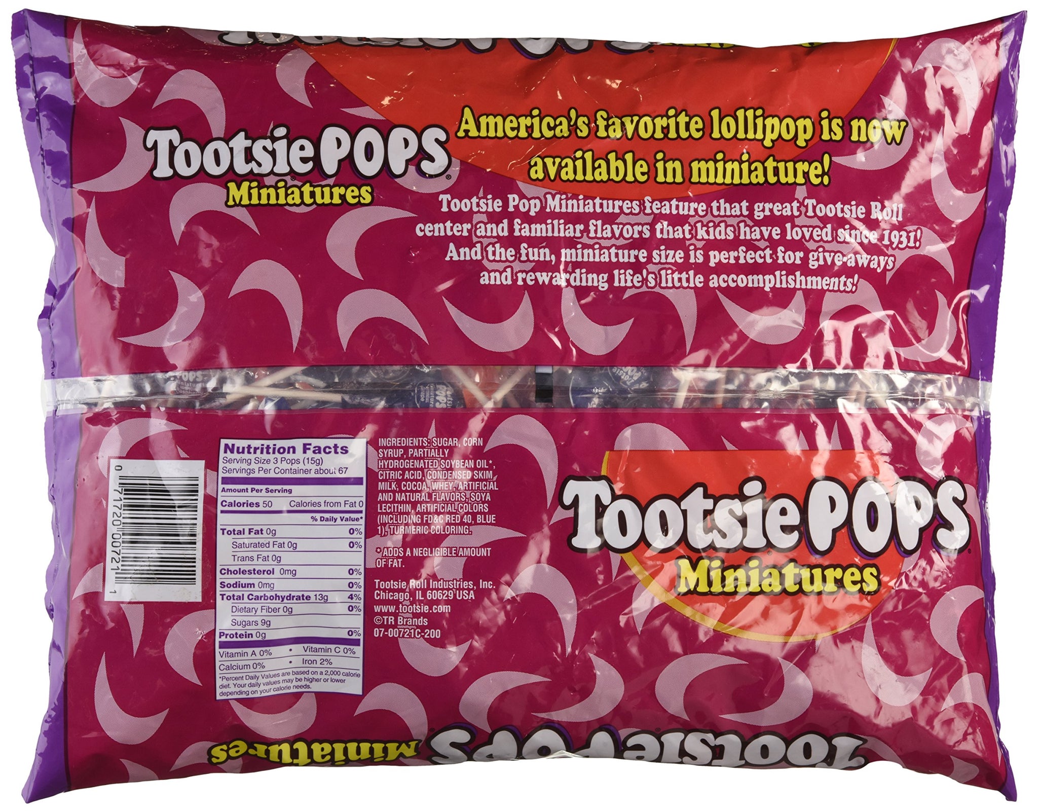 Tootsie® Pops Miniatures, 36 Oz. Bag