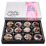 Pastry Perks Get Well Soon Gift Basket, 12 Gourmet Chocolate-Covered Cookies - Delicious Recovery Treats for Men, Women, and Grandma - Holiday Food