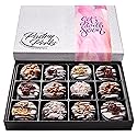 Pastry Perks Get Well Soon Gift Basket, 12 Gourmet Chocolate-Covered Cookies - Delicious Recovery Treats for Men, Women, and Grandma - Holiday Food