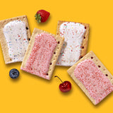 Pop-Tarts Breakfast Toaster Pastries, Flavored Variety Pack, Frosted Strawberry, Frosted Blueberry, Frosted Cherry, 22 oz (12 Count)(Pack of 12)