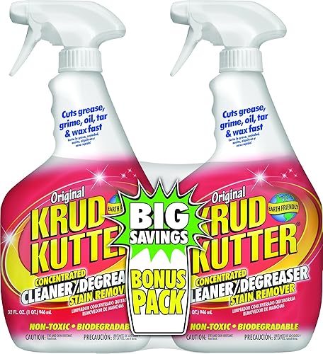 KRUD KUTTER KK32BP/6 32-Ounce Trigger Spray Original Concentrate Cleaner/Degreaser Bonus Pack, 2-Pack
