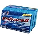 Brillo Estracell No Scratch Scrub Sponge with Wedge Edge, 3-Count