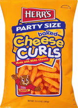 Herrs, Cheese Curls Party Size, 13.5 Ounce