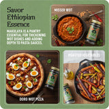 Brundo Ethiopian Spice Company | Makulaya | Authentic Ethiopian Sautee Spice Blend & All Natural East African Seasoning (2 oz) | NON GMO | No