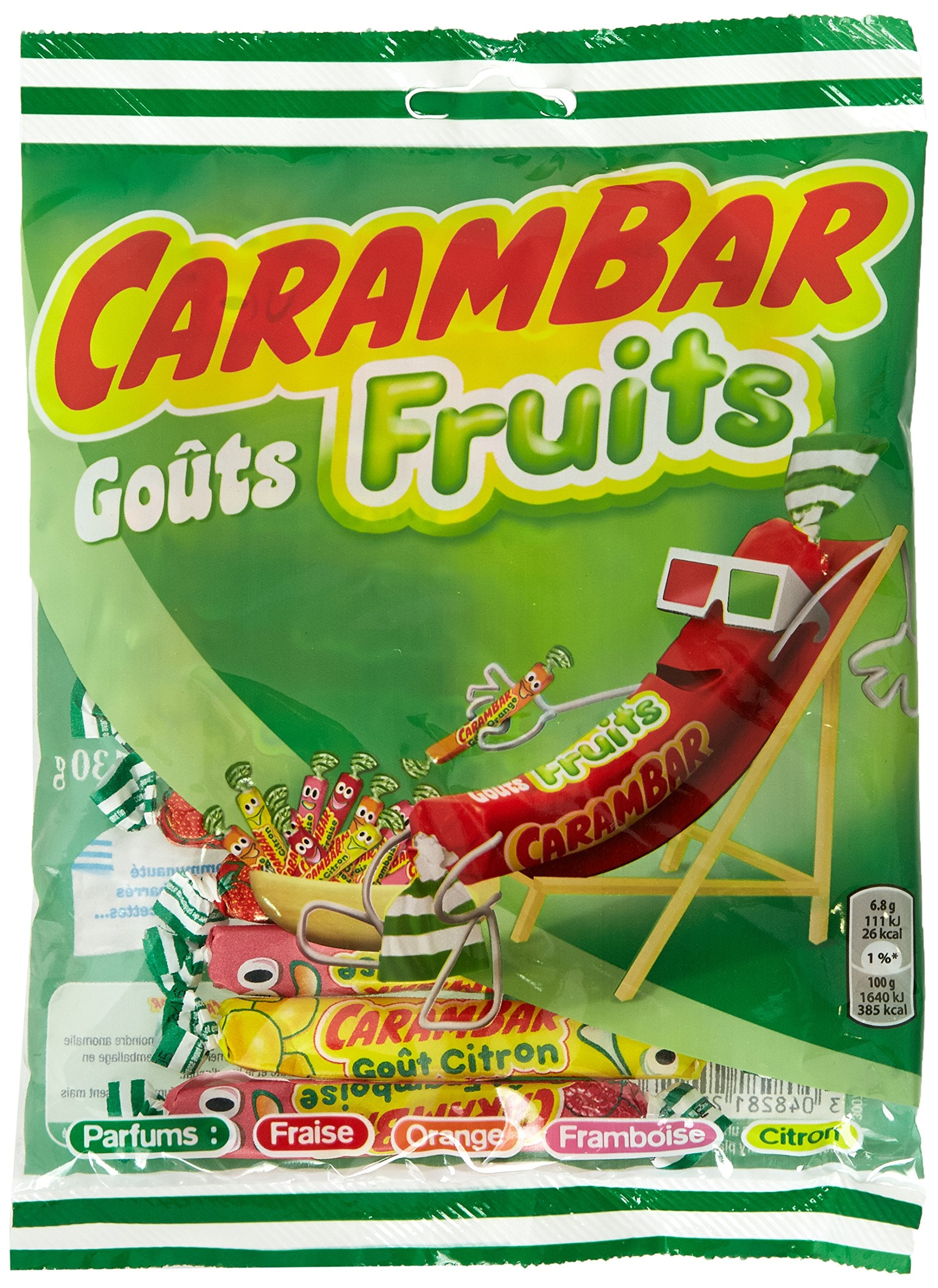 Carambar Gout Fruits Assorted Fruit Flavors - 130 g - 4.58 oz.