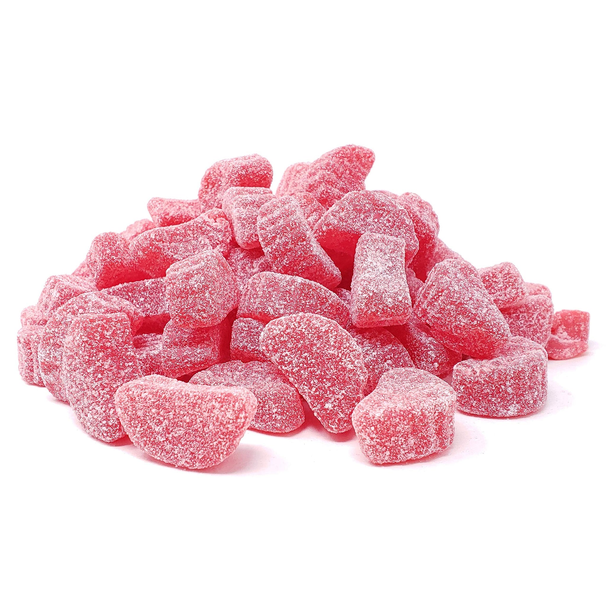 Candy Retailer Cherry Slices Gummy Candy, Sugar Coated Jelly Candy, Chewy Cherry Flavor (2 Pounds)