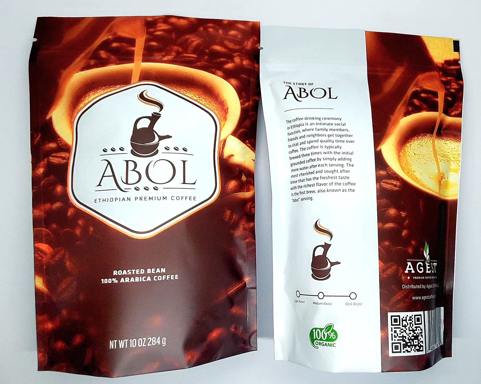 Abol Coffee-Premium Organic Ethiopian Roasted coffee (10 ounce)