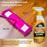 Parker & Bailey Wood Floor Cleaner - Use on Hardwood, Laminated or Faux Finished Floors. Shine Restorer Protector, Surface Cleaner Supplies Home