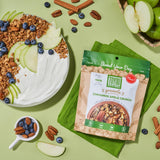 ToYou Snacks Gluten Free Granola, Fruit and Granola Cereal | Cinnamon Apple Crunch - 12 Ounce (Pack of 1) | Plant Based, Vegan, Healthy Snacks