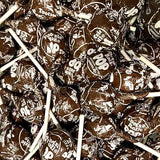 Chocolate Lollipops Bulk 30 Count (Approx 1.25lbs) by Snackivore. With chewy chocolate center.