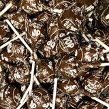 Chocolate Lollipops Bulk 30 Count (Approx 1.25lbs) by Snackivore. With chewy chocolate center.