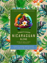 JAHMAI'S COFFEE Jahmai’s Coffee Company: Premium Nicaraguan Medium Roast Caturra Whole Bean - Gourmet Quality, Unmatched Flavor and Aroma for Coffee