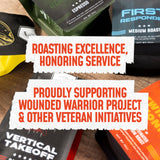 Brave Bean Coffee Company Sergeant's Sip: Espresso Roast, Organic, Single-Origin Coffee - Espresso Specialty Coffee