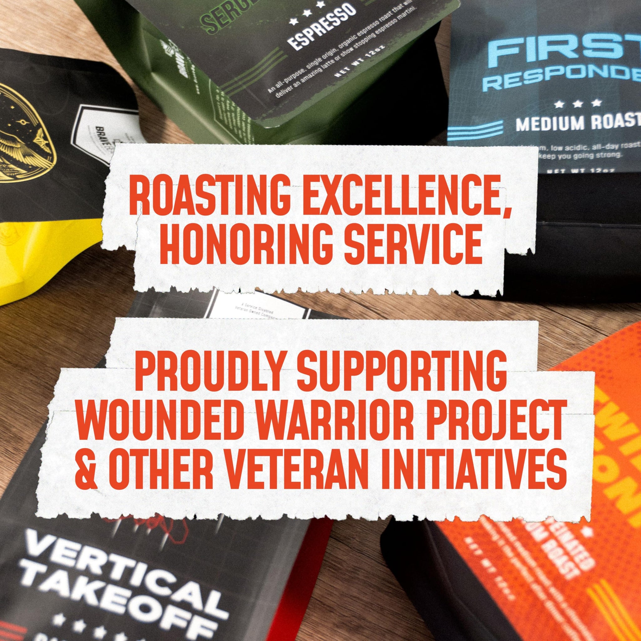 Brave Bean Coffee Company Sergeant's Sip: Espresso Roast, Organic, Single-Origin Coffee - Espresso Specialty Coffee