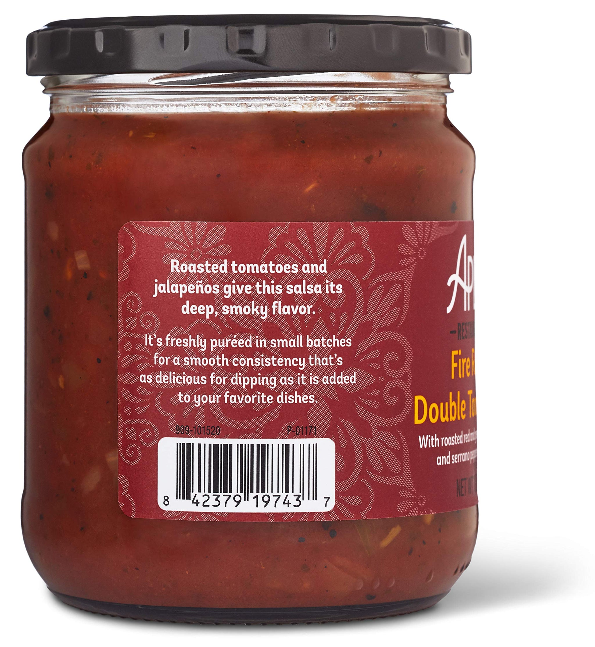 Aplenty Fire Roasted Double Tomato Salsa - Medium, 15.5 Oz