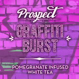 Prospect Tea Co. Pomegranate White Tea Pods Compatible with K Cup Brewers Including 2.0, Graffiti Burst, 40 count
