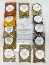 Authentic Indian Spice 12 Spice Set: Assorted Spices, Herbs, and Seasonings