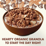 Cascadian Farm Organic Granola, Dark Chocolate Almond Cereal, Resealable Pouch, 11 oz