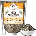 Dried Thyme Leaves, 4 oz. Bag, Natural Herbs and Spices for Pastas, Soups, Oils, Dips, and Vegetables, Farm Fresh and Vegan, Rich Savory Flavor by