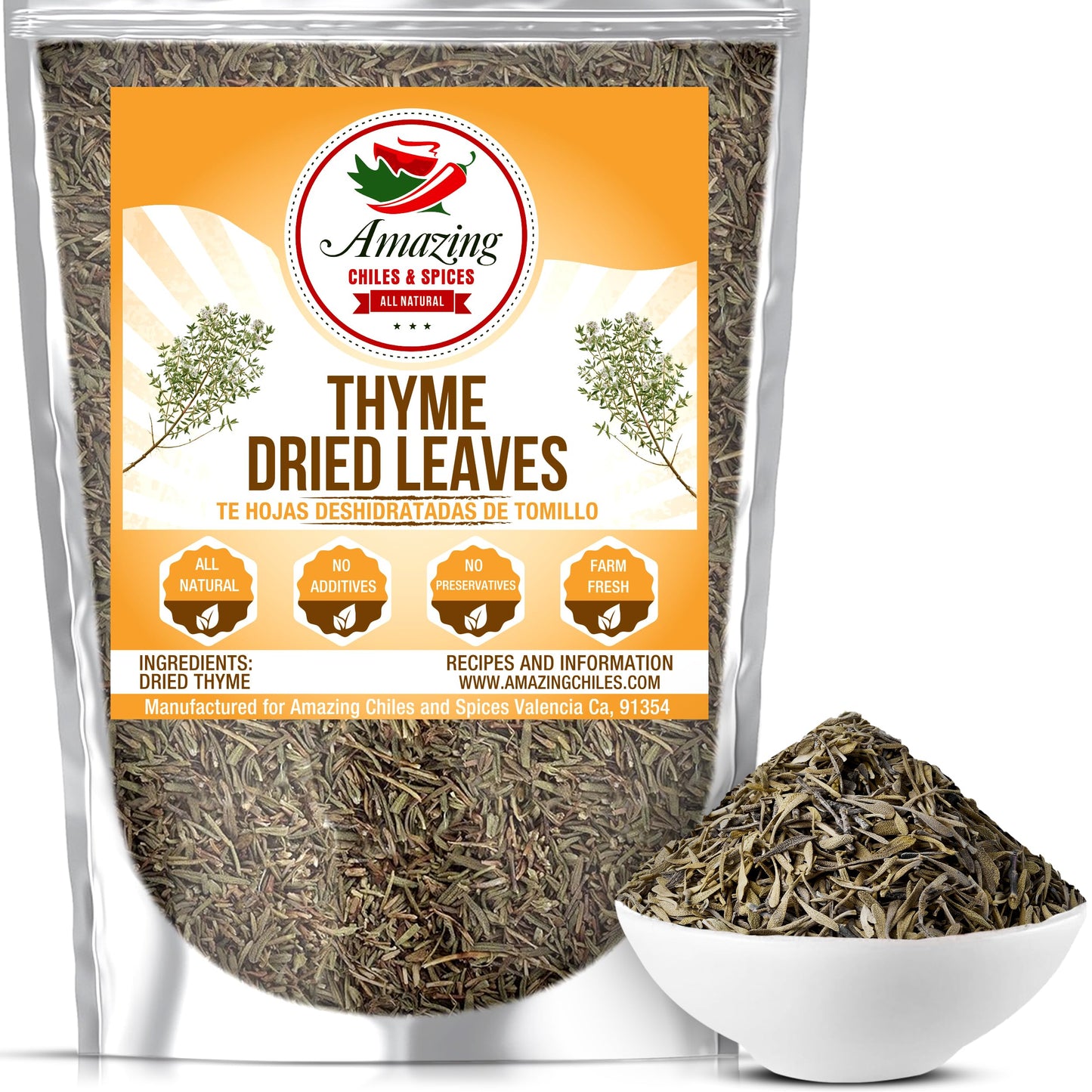 Rosemary, Thyme and Oregano (3-Pack), All Natural, Whole Leaf, Non-GMO, Dried Herb Variety Pack, Use For Seasoning Meats, Sauces, Soups