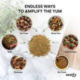 Zestify Chimi Brasa - Chimichurri Seasoning | Dry Rub, Marinade and Sauce Mix for Bread Dip & BBQ | Gourmet Argentine Herb Spice Blend (3 oz Shaker)