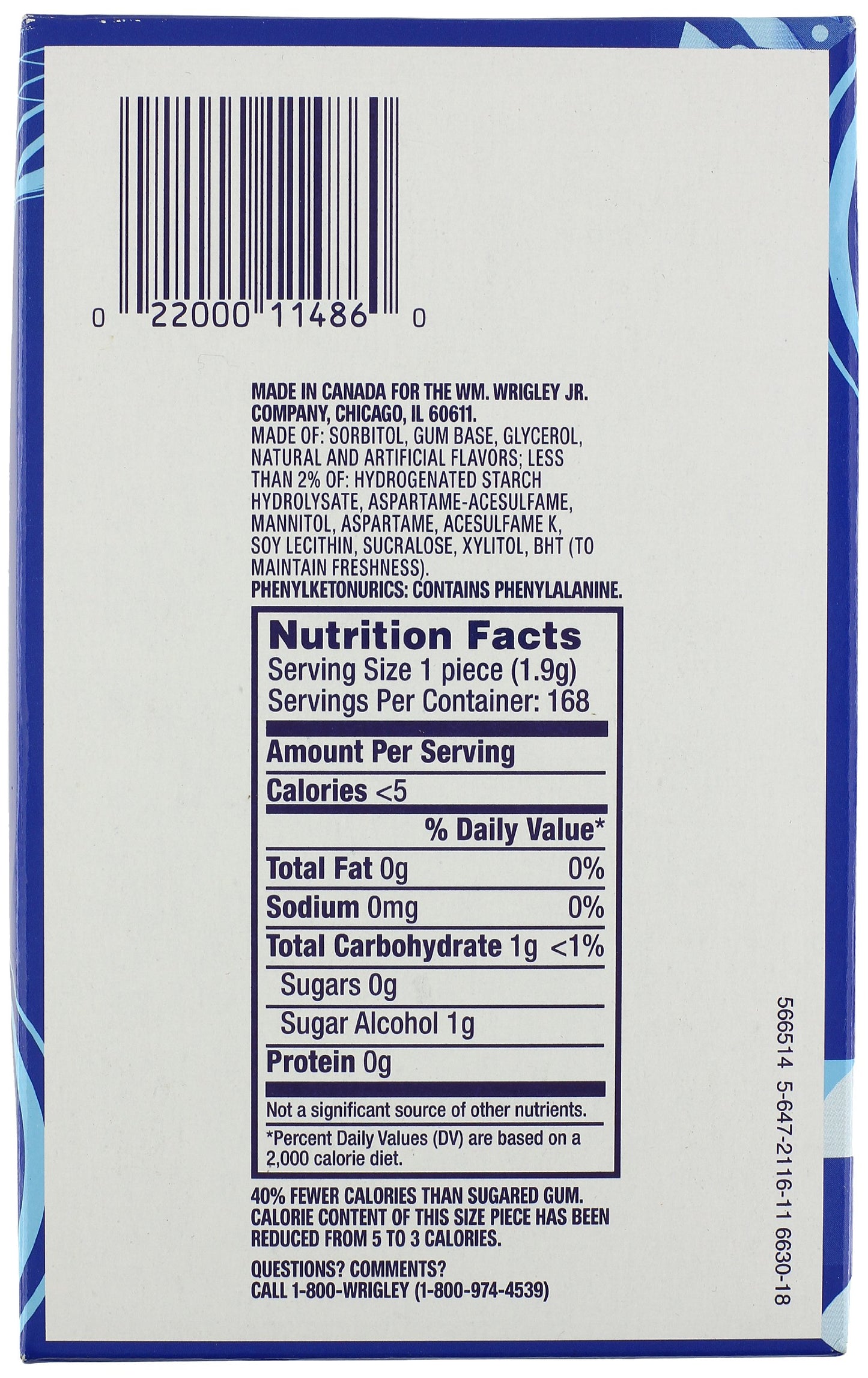 Wrigleys Orbit Peppermint, 14-Count (Pack of 12)