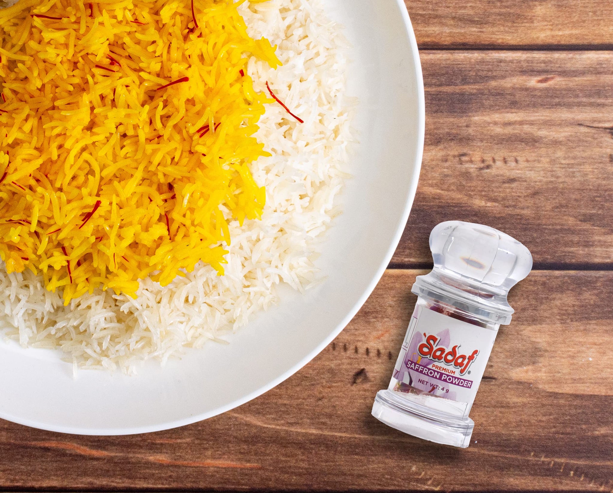 Sadaf Saffron Powder Pure for cooking | Persian saffron extract powder | Ground saffron spice | Kosher | Premium Grade ‘A’ 4 g