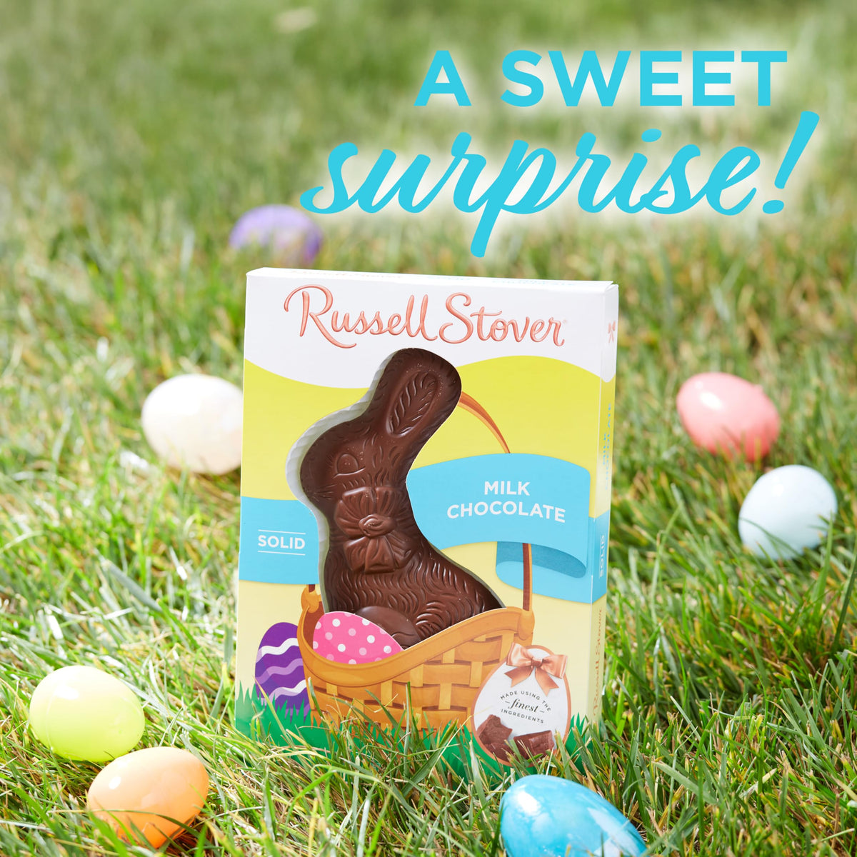 Russell Stover Milk Chocolate Easter Rabbit, 7 oz.