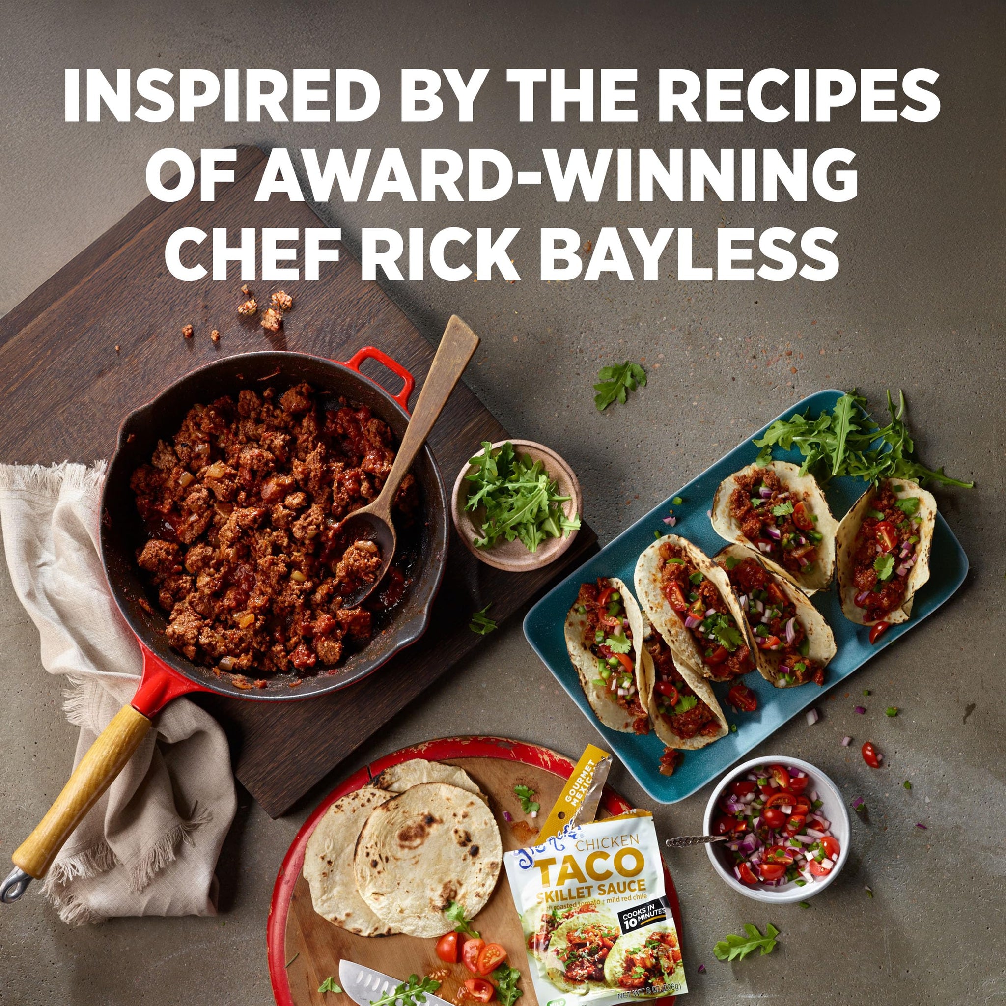 Frontera Chicken Taco Skillet Sauce with Chipotle and Garlic, Mild, 8 oz.