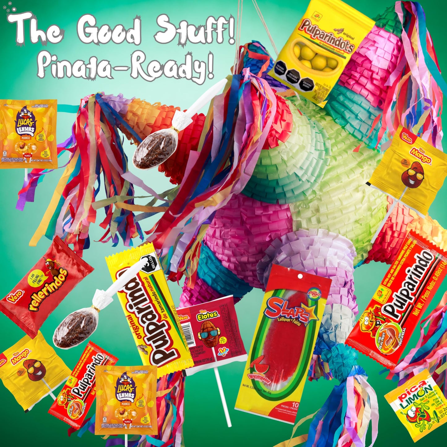 5 Pounds Box, 200+ Mexican Candy Variety Pack - Bulk Mexican Candy - Great For Pinata, Office, & Gifting by MA LIT CANDY
