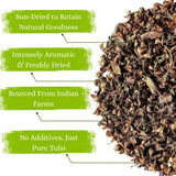 Basic Ayurveda Holy Basil (Tulsi) Leaves | 1.06 Oz (30g) | Pure Dried Tulsi Leaves | Natural Ayurvedic Herb for Herbal Tea, Detox & Daily Wellness |