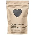Dandelion Root Super Antioxidant Tea, 15-20 Servings, Eco-Conscious Zip Pouch, Contains Caffeine, Pure Loose Leaf Tea Grown in America, 1.33 Ounce