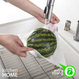 Kitchen + Home Paper Towel Alternative - Heavy Duty Washable Reusable Rayon Towels Made From Bamboo - One roll replaces 6 months of towels! 2 Pack