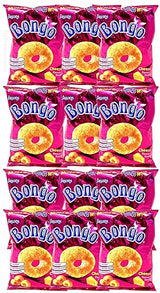 FIJI Cheese Bongo Snack (Value Pack Of 12 x 64g Ea) Favorite Snack Of The Pacific Islanders, Imported From FIJI ... Baked Puffs - SOO CHEESSYY