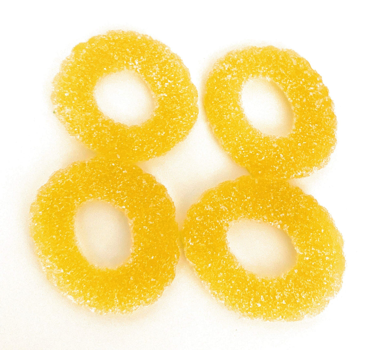 Dulcefina chocolate and Sweets, Pineapple Rings Gummy (2.200 Lbs)