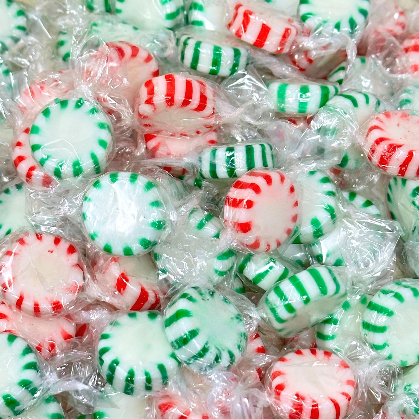 Spearmint & Peppermint Starlights Hard Candy Mix, Individually Wrapped Gourmet Mints, Perfect For Candy Dishes, Parties & Holiday Celebrations, 1 lb