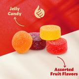 Fida Bonelle Italian Assorted Fruit Jelly Candy | 1.5 Pound Bag | Vegan, Gluten-Free