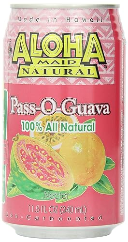 Aloha Maid Juice Pass-O-Guava, 11.5-Ounce (Pack of 24)