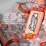 GHOST Energy Drink - 12-Pack, Peaches, 16oz - Energy & Focus & No Artificial Colors - 200mg of Natural Caffeine, L-Carnitine & Taurine - Gluten-Free