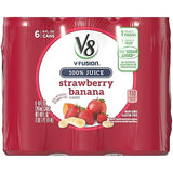 V8 Strawberry Banana, 8 Fl Oz (Pack of 6)
