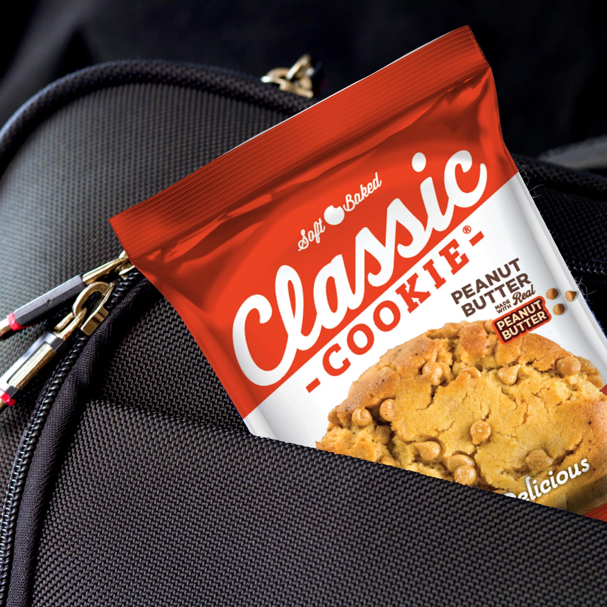 Classic Cookie, Soft Baked Cookie, Peanut Butter 3oz, 8 Count Pack