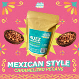 Nuez Garapiñada | Caramelized Pecans - Crunchy Mexican-Style Candied Pecans with a Hint of Vanilla (8oz Bag)
