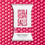 Candy Envy - Shimmer Pink Gumballs - 1 Inch - Approximately 113 Gumballs Per 2lb Bag - Bulk Pink Candy - North American Made & Kosher Certified