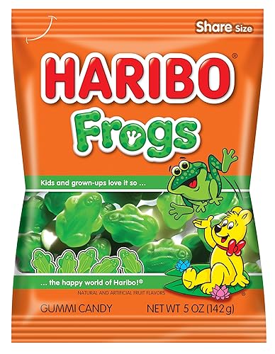 Haribo Gummy Frogs, 5 Oz